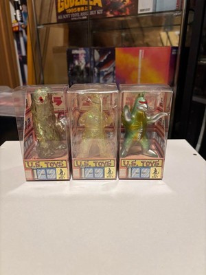 U.S.TOYS Godzilla Bill Box Monster Hedorah Mechagodzilla Gigan 3 Figure Set-image