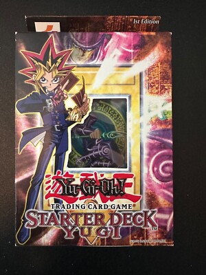 Konami YuGiOh Yugi Starter Deck (2002) First Edition Tabbed Near Mint-image
