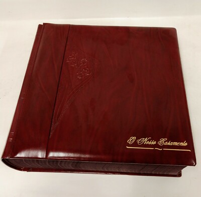 Italian Leather Wedding Photo Album-image