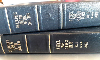 A Rebel War Clerk's Diary Volumes 1 & 2 by John B Jones 1982 reprint of 1866 HC-image