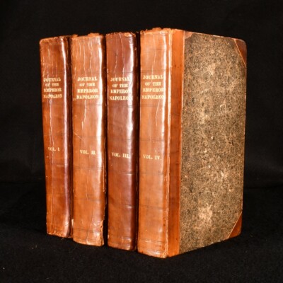 1824 4vols Journal of Private Life Napoleon Count De Las Cases Illustrated-image