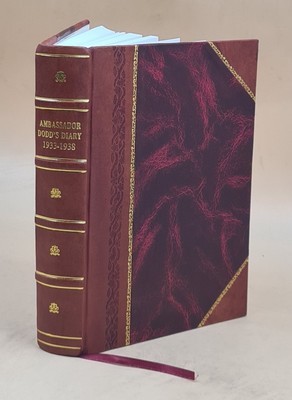 Ambassador Dodd'S Diary 1933-1938 1945 [Leather Bound]-image