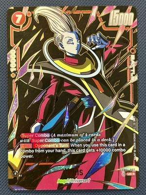 Whis FB04-002 Alt  Art Dragon Ball Card Fusion World Ultra Limit: US SELLER-image