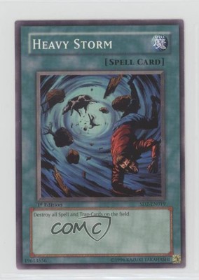 2005 Yu-Gi-Oh! Zombie Madness Structure Deck 1st Edition Heavy Storm 0c6-image