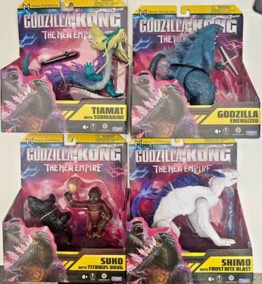 🔥 Godzilla Kong The New Empire GODZILLA ENERGIZED, TIAMAT, SHIMO, SUKO - SET-image