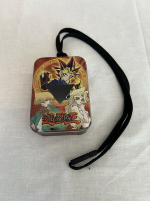 YuGiOh! 2003 Konami Lanyard Tin Metal Deck Box-image