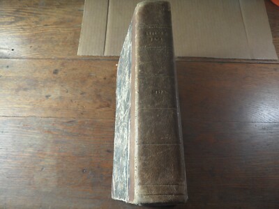 H-13 1857 book Leisure Home Family Journal issues for the year leather bound-image