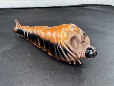 1998 BANDAI 7” MOTHRA LARVA Vintage Toho Monster Series Vinyl Figure-image