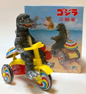 Godzilla Tricycle Soft Vinyl Figure with Zenmai M1 go Bullmark WF2024 Summer NEW-image