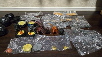 Godzilla HG D+ Series Gashapon Figures Lot of 10-image