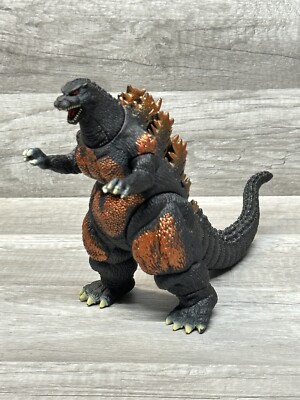 Bandai Movie Monster Series Burning Godzilla Vinyl Figure Used 2004-image