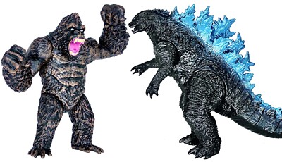 Brand New Set of 2 Godzilla vs King Kong Toys King of The Monster Action Figures-image