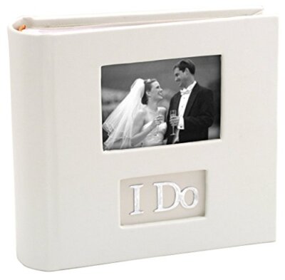  International Designs I Do With Photo Opening Cover & Memo Space Photo Album, -image