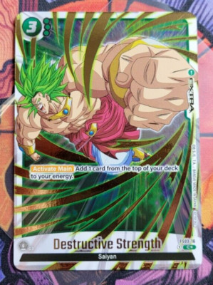 Destructive Strength FS03-16 Championship Tournament Promo Dragon Ball Broly-image