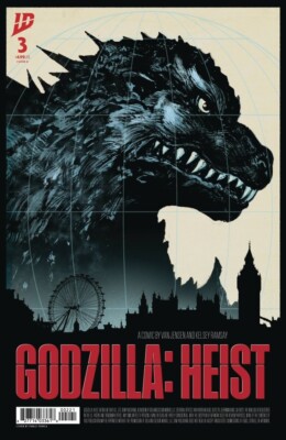 Godzilla Heist #3 Cover B Tunica Cover Variant 5/7 IDW Publishing-image