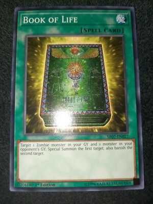 Yu-Gi-Oh! - Book of Life  (SR07-EN027) - Structure Deck Zombie Horde - NM 1st-image