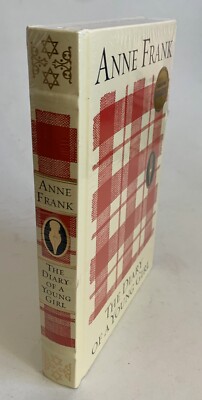 THE DIARY OF A YOUNG GIRL Anne Frank Bonded Leather Collectible Edition SEALED-image