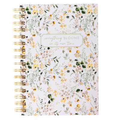 Graphique Spring Watercolor Floral 6 x 8 Spiral Hard Cover Journal w-image