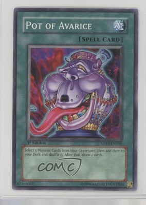 2007 Yu-Gi-Oh! Machine Re-Volt Structure Deck 1st Edition Pot of Avarice 0ie5-image