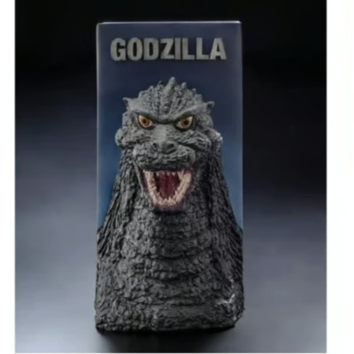 Heisei Godzilla Box Tissue Case Polystone Figure dream planet Toho-image
