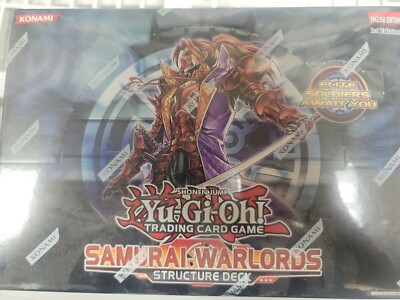 YUGIOH SAMURAI WARLORDS 1ST EDITION STRUCTURE DECK BOX 8 decks-image