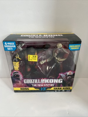 Godzilla x Kong The New Empire Kong vs Shar King Exclusive Figures New & Sealed-image