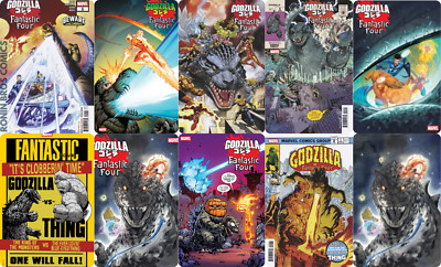 GODZILLA VS FANTASTIC FOUR #1 CVR PICK/SET/VARIANT 1:25 1:100 3/26 NOW SHIPPING-image