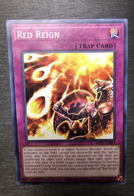 Yugioh Red Reign Sdck-en035 the Crimson King 1st Edition Common-image