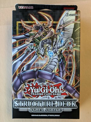 YUGIOH-CYBER STRIKE STRUCTURE DECK-FACTORY SEALED-image