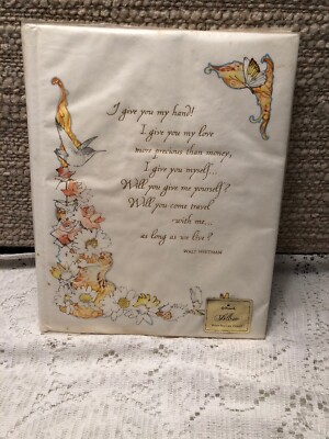 Used Vintage 1977 Hallmark Greetings Our Wedding Keepsake Album Memory Book-image
