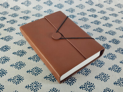 Vintage leather Bound Journal Antique Notebook, Diary, Sketchbook-image