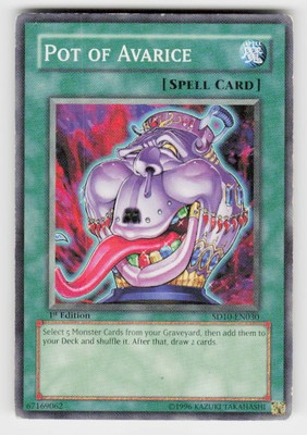 Structure Deck: Machine Re-Volt #SD10-EN030 Pot of Avarice 1st Edition-image