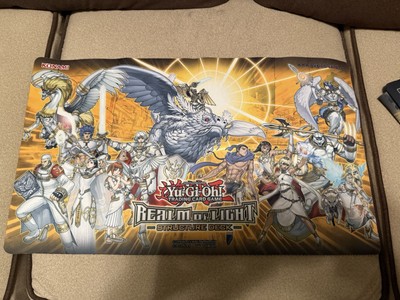 YuGiOh Lightsworn Realm of the Light Structure Deck Playmat Official TCG English-image