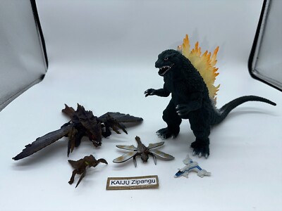 2001 Bandai Godzilla vs Megaguirus Figure Set Toho Monster Series Special ver-image
