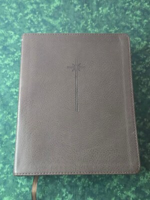 Zondervan NIV Journal the Word Bible with Brown Soft Leather Cover-image