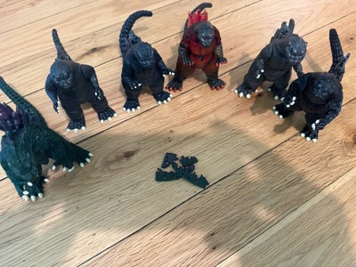 Godzilla 2000 History 6 figures set Bandai-image