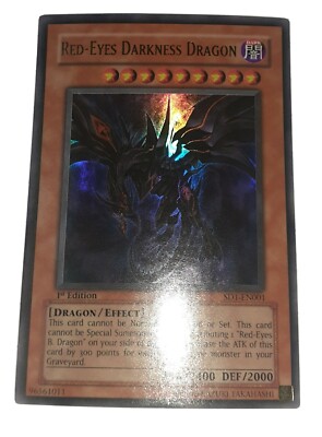 Yu-Gi-Oh! TCG Red-Eyes Darkness Dragon Structure Deck SD1-EN001 1st Edition...-image
