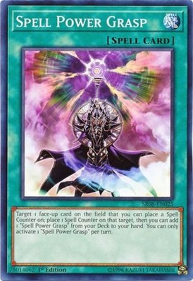 Spell Power Grasp - SR08-EN025 - Common - 1st Edition - Near Mint-image