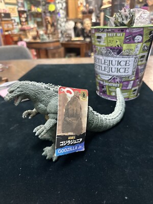 1995 BANDAI JAPAN GODZILLA JR JUNIOR 6” WITH TAG vinyl figure LARGER import!-image