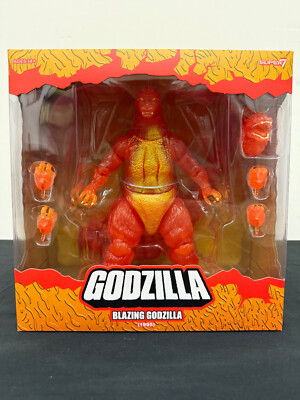 Blazing Godzilla (1200º Clear Orange) - SUPER7 ULTIMATES! - Toho - NEW IN BOX-image