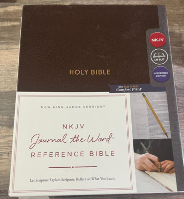 NKJV NEW KING JAMES VERSION REFERENCE JOURNAL THE WORD BIBLE WIDE MARGIN  *Nice-image
