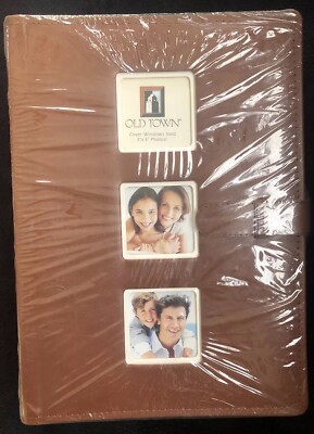 New Set Of Two Old Town Brown Photo Albums 300 4x6” Photos Each-image