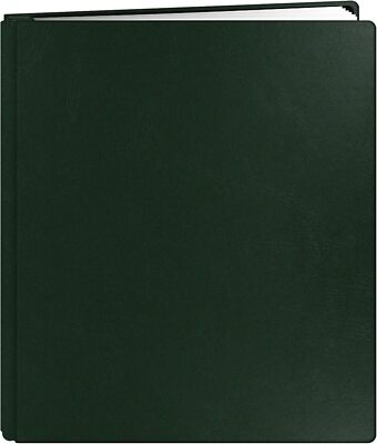 Pioneer FTM-811L 8-1/2x11 Bonded Leather Book Green (Same Shipping Any Qty)-image