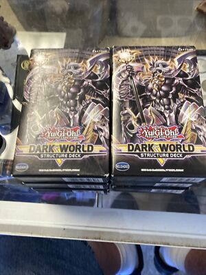 (6) Yu-Gi-Oh! Dark World Structure Deck 2020 Sealed. See Pictures-image