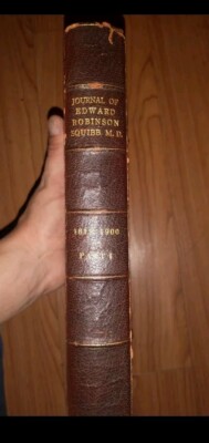 Rare Signed Book 1930 Edward Robinson Squibb M.D. Journal Private Printing WOW-image