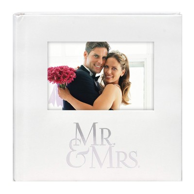 International Designs Mr. & Mrs. Album with Memo & Photo Opening Cover Photo ...-image