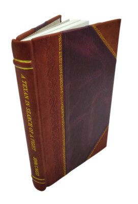 A Texan In Search Of A Fight Being The Diary And Letters Of A Pr [Leather Bound]-image