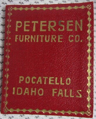 Mini Book Leather Petersen Furniture Co. Note/Sketch Book Pocatello Idaho Falls-image