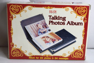 Talking Photo Album 24 Photos 4x6 And Personalized Messages NEW Billion Team-image
