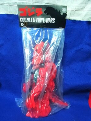 Action Figure Medicom Toy Godzilla Vinyl Wars Hedorah Red Soft M1-image